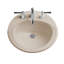 Ultimate® Vitreous China Circular Drop-In Bathroom Sink with Overflow-1709302-2750125