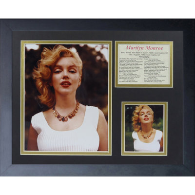 Marilyn Monroe - Necklace Color Framed Memorabili