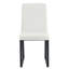 Ensemble de chaises de salle à manger rembourrées en polyuréthane 4 pièces avec table ronde romaine et rangement-1866812520