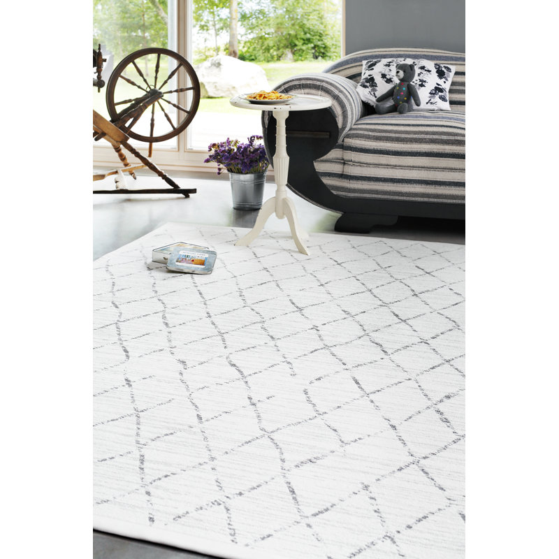 Sasha Geometric Hand Woven Area Rug, Runner 80cm x 250cm
