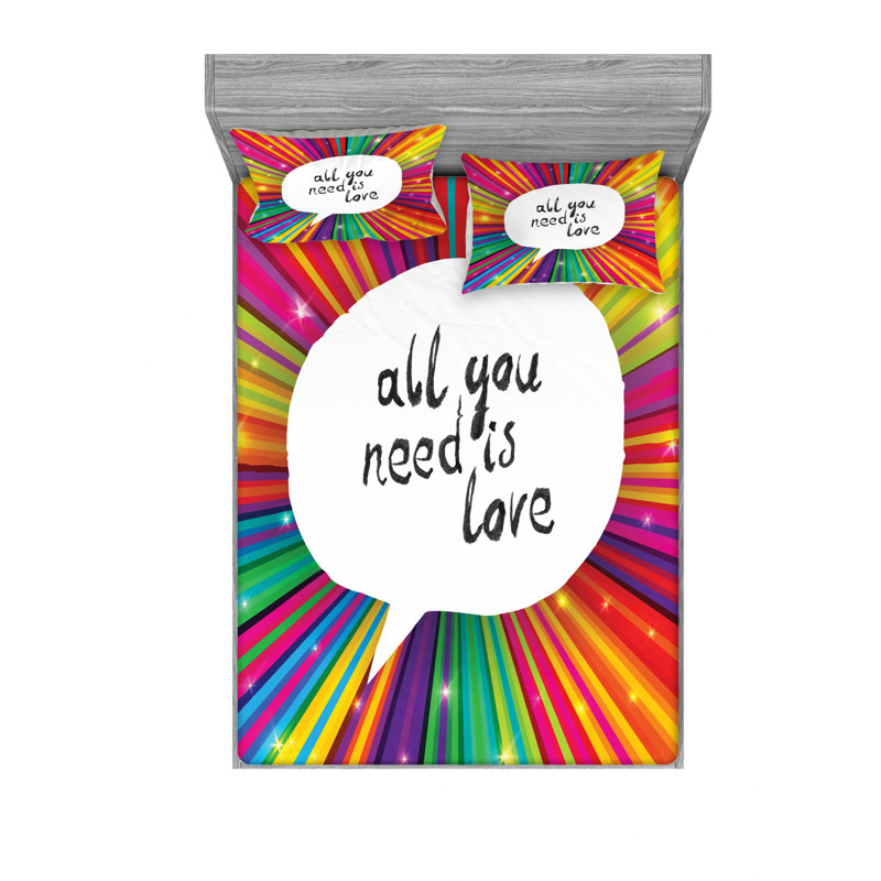 Microfiber Sheet Set, Full Sheet Set with Fitted Sheet