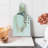 Ambesonne Paris Tempered Glass Cutting Board Floral Eiffel Tower Layout White Multicolor