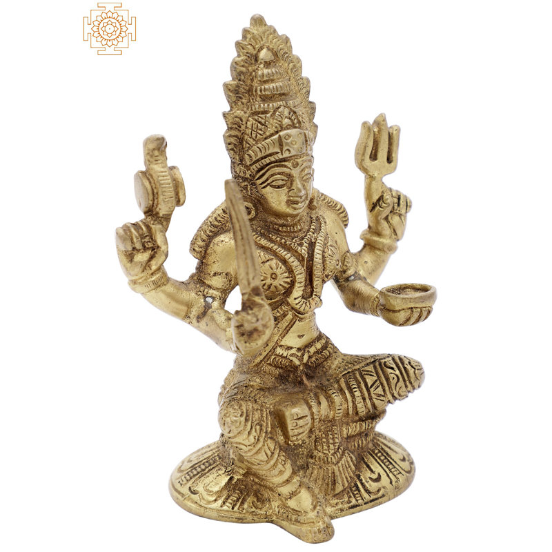 Petite déesse Mariamman (Durga de l'Inde du Sud)