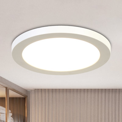 Plafonnier encastré moderne 1 lumière DEL