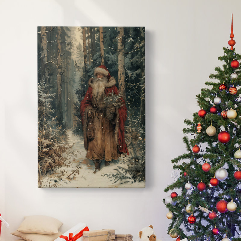 Art des Fêtes de Noël - Toile tendue avec châssis DCxxxx, H 24 po x l 16 po