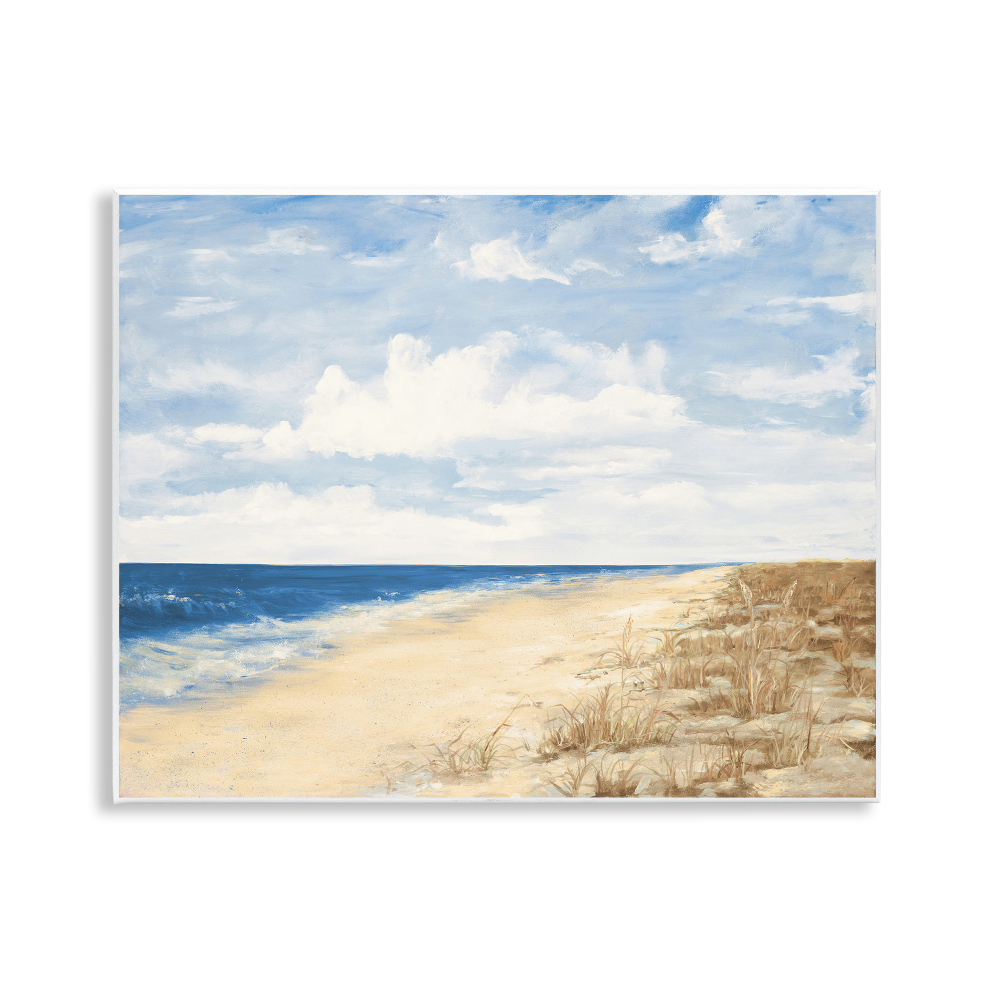 Highland Dunes Calm Beach Painting Wall Plaque Art by Julie DeRice ...