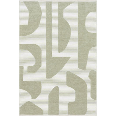 Modern Abstract Reversible Machine Washable Area Rug