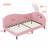 Full Size Upholstered Rabbit-Shape Daybed, Sofabed with Rabbit Ear Headboard for Playful and Functional Design-1624639682