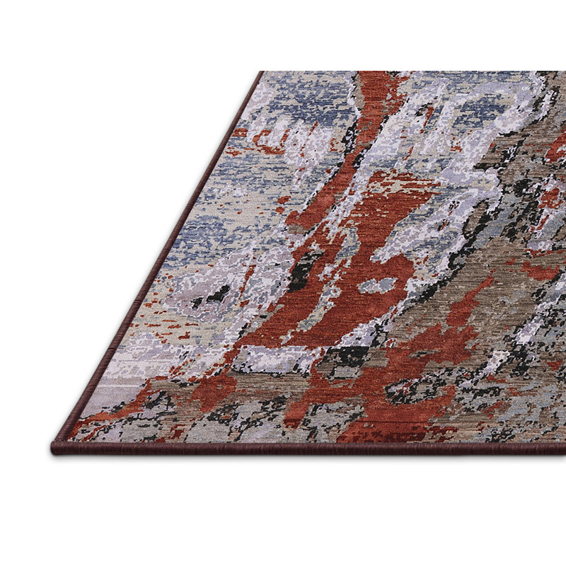 Abstract Indoor Rug, Rectangle 8' x 12'