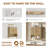 23"W 24"H Wall Bathroom Cabinet