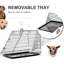 Palmdale Trapeze Collapsible Dog Pet Travel Box Cage Removable Tray 93Lx58Wx65H cm