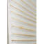 White And Gold Metal Sunburst - No Frame Print on Metal