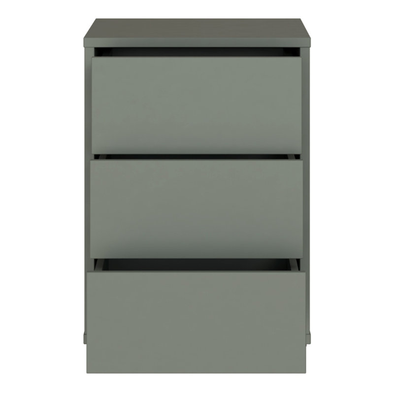 49.8cm W Manufactured Wood Bedside Table, Green