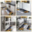 Tapis de cuisine, tapis en microfibre lavables antidérapants, ensemble de 2