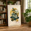 White Lotus Bloom Botanical - Wrapped Canvas-1708590108-1708590110