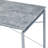 Faux Concrete & Silver Finish Writing Desk-129477751