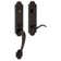 Boulder Handleset with Single Cylinder Deadbolt and Door and Rosette