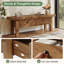 Solid Wood Storage Bench