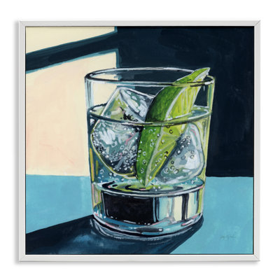Strong Gin and Tonic Framed Giclee, design by Kate Jarvik Birch