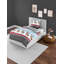 Bierbaum 4177 Flannel Animal Print Duvet Cover Set with Pillow Shams