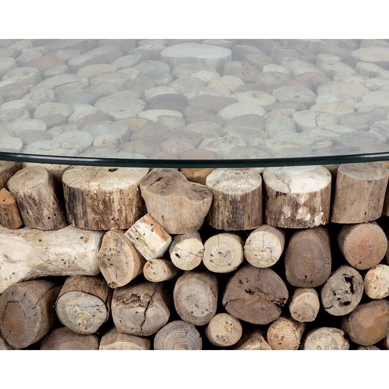 Hyacinta Glass Top Coffee Table