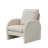 28.35'' 1-seater Lamb Fabric Sofa – Solid Wood Frame, Curved Armrests & Rubber Feet With Included Pillow For Small Spaces-96126641