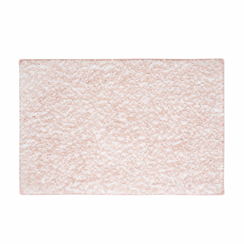 Tapis pour salle de bain Home , Simple - L 20 po x l 32 po, Rose