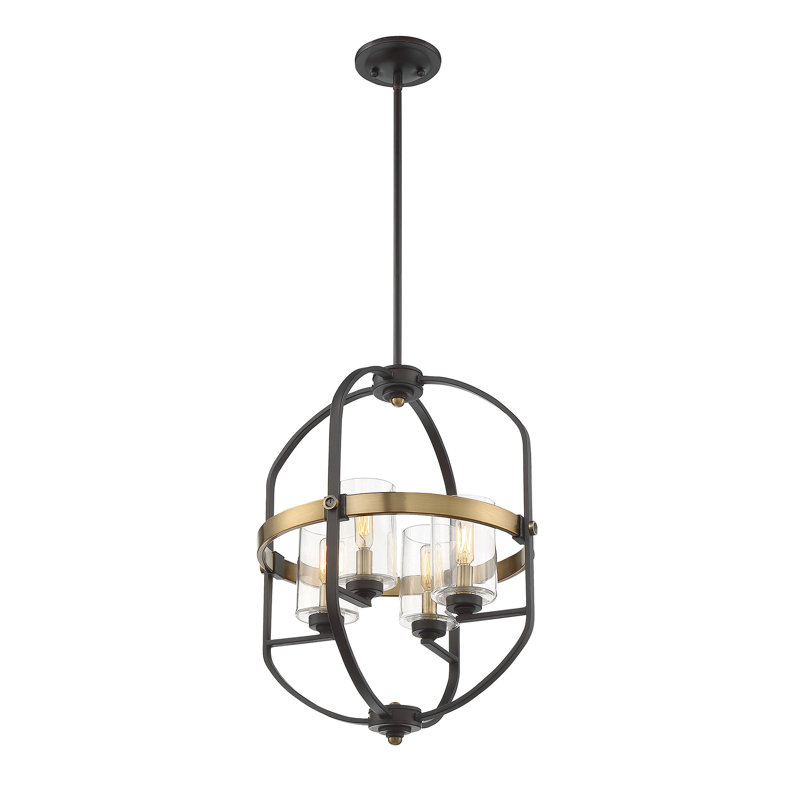 Lustre géométrique à 4 lumières Jaquan
