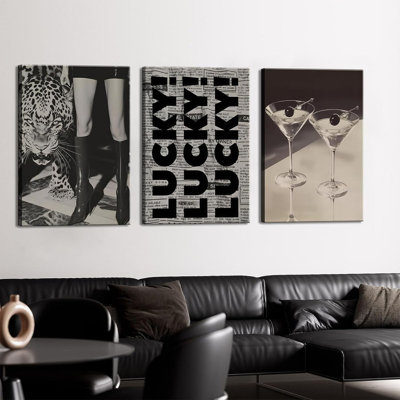3 Piece Wrapped Canvas Set