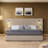 Queen Size Upholstered Bed Frame With Chenille Fabric, Queen Size Platform Bed