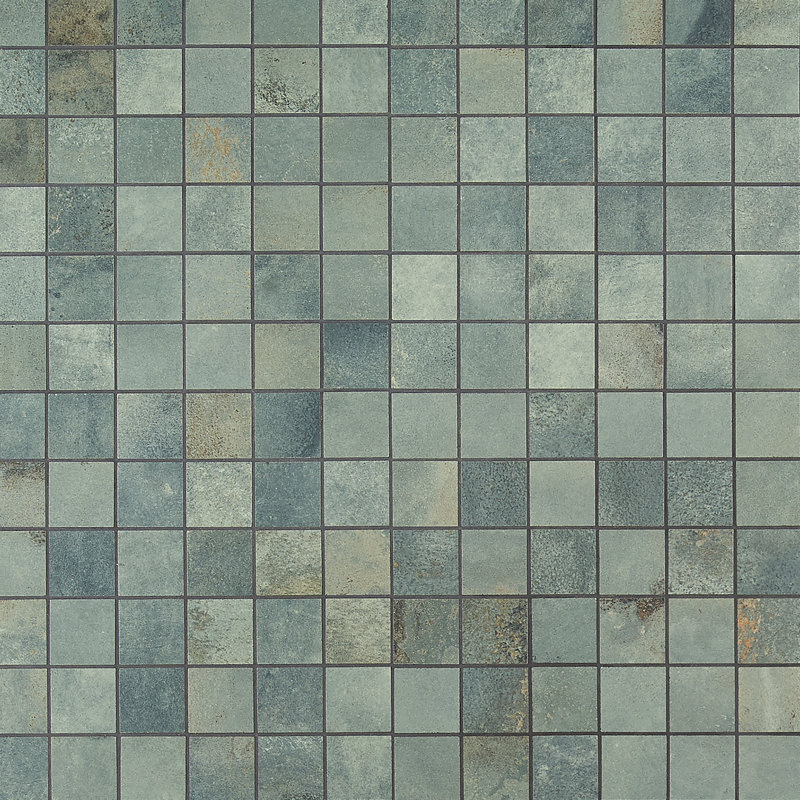  Angela Harris Fremont 11.81 in. x 11.81 in. Matte Porcelain Floor and Wall Mosaic Tile (0.96 Sq. Ft. / Sheet), Aquamarine