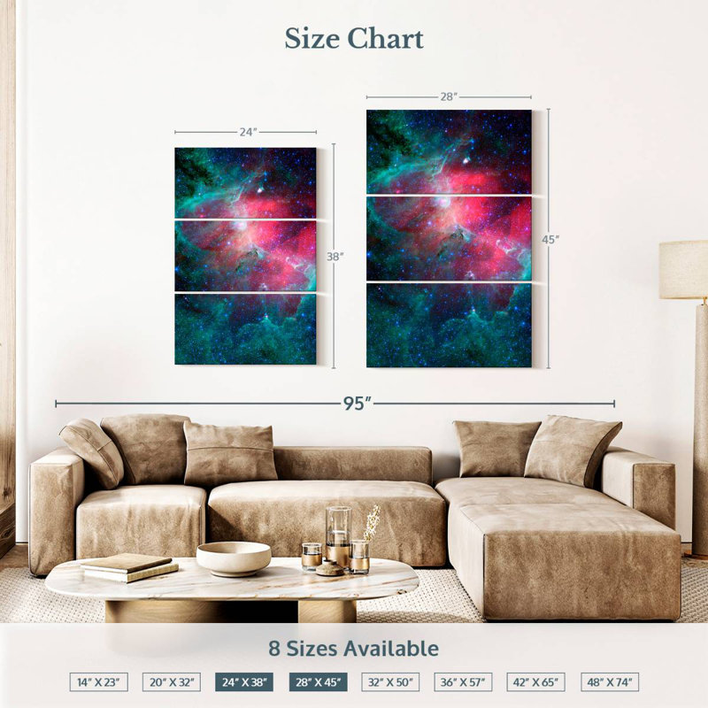 Oberle The Eagle Nebula, 45'' H X 28'' W