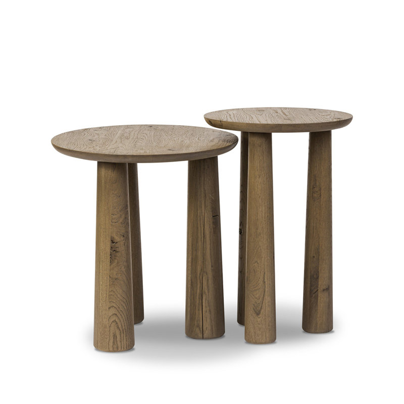 Cooper Solid Wood Nesting End Table