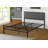 Hartin Upholstered Metal Platform Bed-26242659-26242662