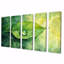 «Green Water Droplet On Lea II» - Art mural sur toile - Art mural traditionnel sur toile-299307419-299307416