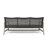 Spacious Outdoor 3 Seater In Grey With And Metal Frame For Patio, Featuring Iron Details-805950032