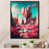 Black Floater Framed Canvas