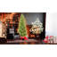Arbre de Noël mince 11 pi avec 80 lumières à DEL blanc chaud 1180 Pe + Conseils 11 pi avec conception à charnières pour les appartements, assemblage rapide, apparence réaliste