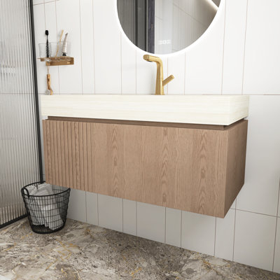 Meuble-lavabo Heidelberg Woodgrain