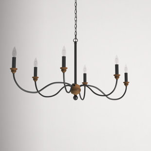 Avajo 6 - Light Dimmable Classic / Traditional Chandelier