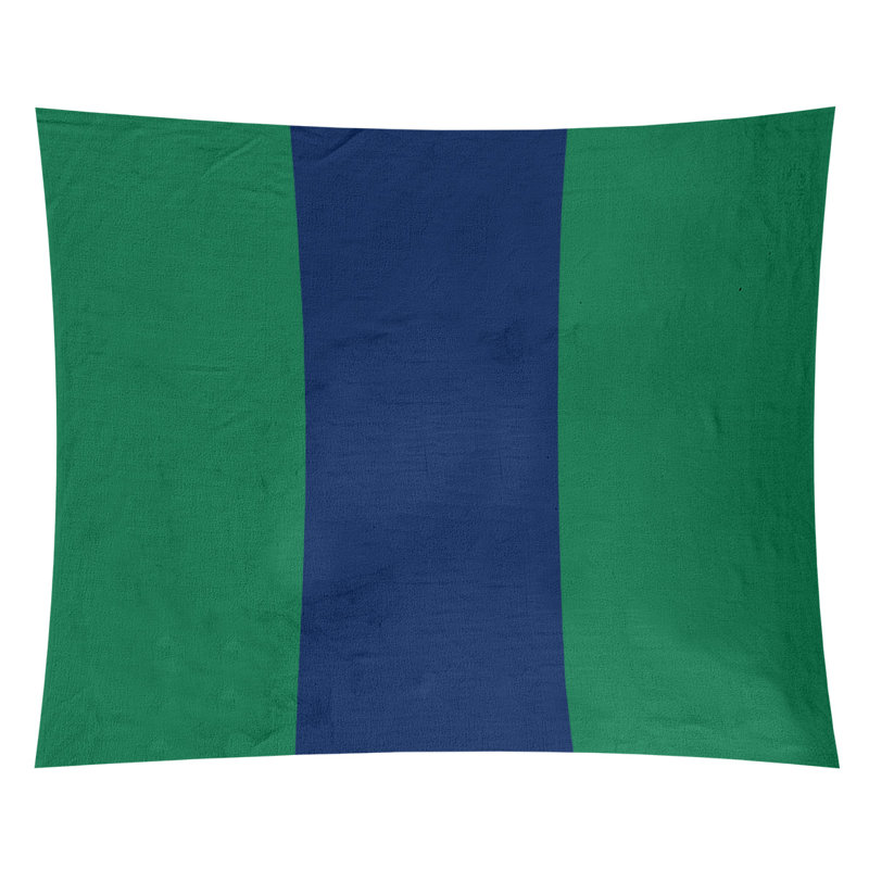Tapisserie de polyester Vancouver, H 68 po x l 80 po, Vert / bleu / vert