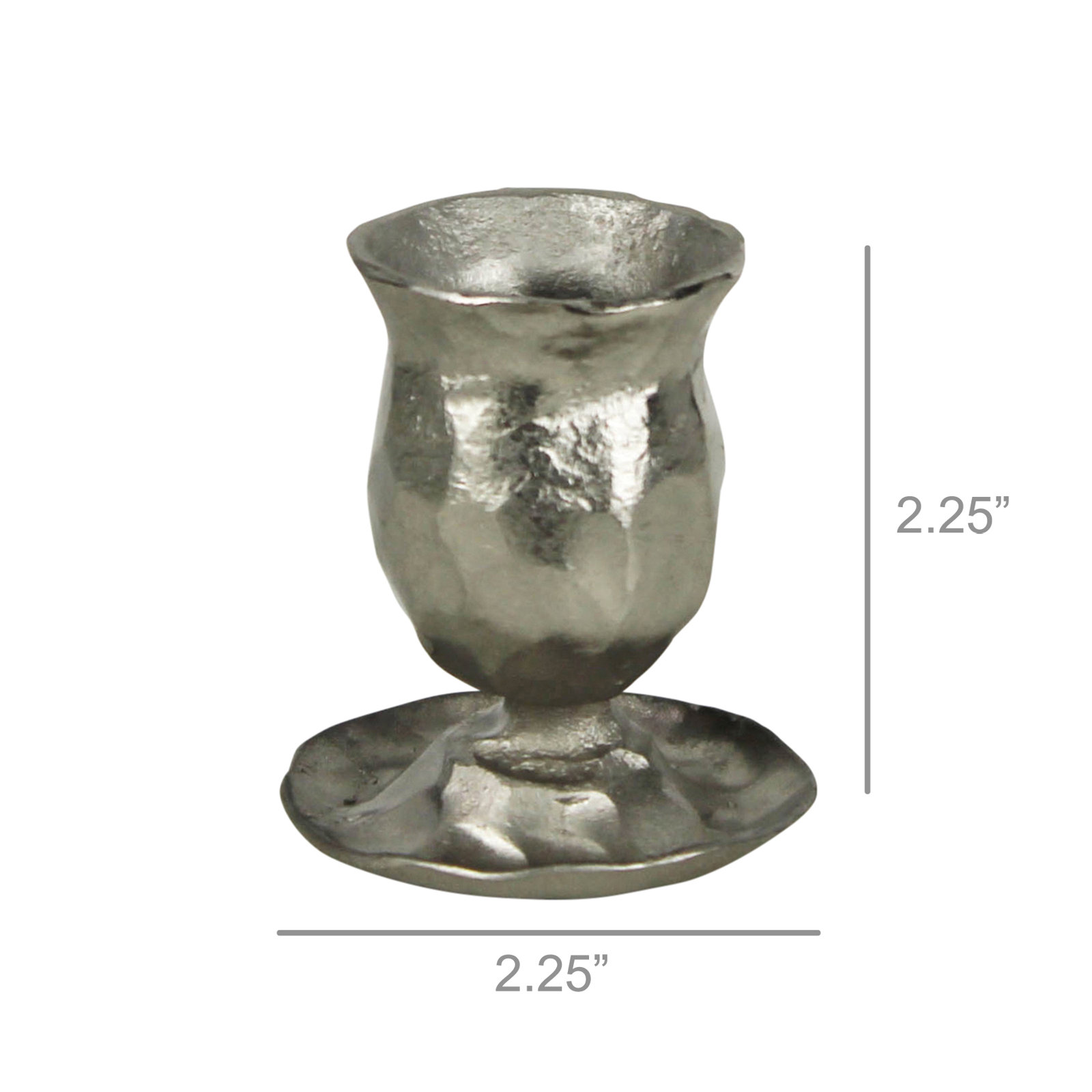 Taper Candle Holder, Nickle