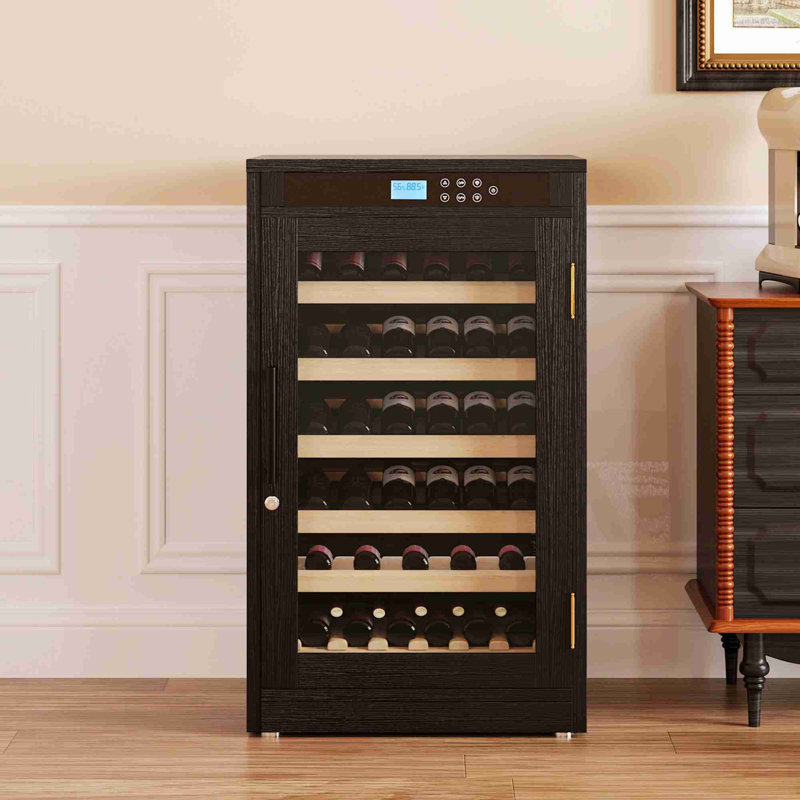 LED Touch Screen Display Constant Temperature Wine Cabinet