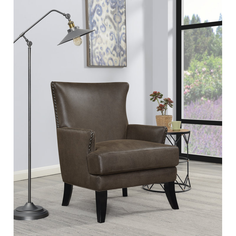 Upholstered Armchair, Brown