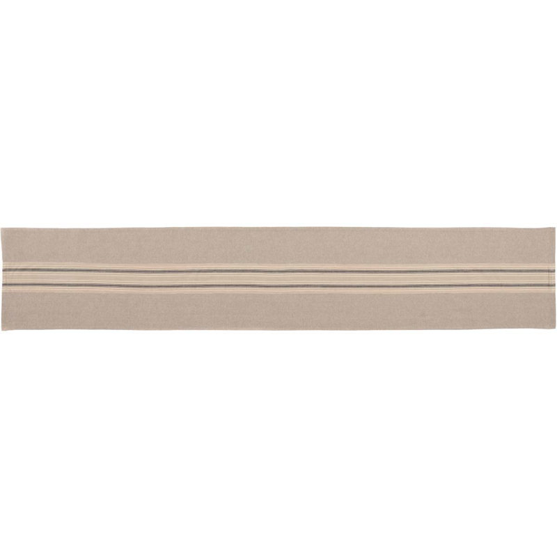 Surikova Striped 100% Cotton Table Runner, 72" L x 13" W
