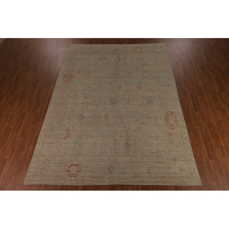 Vegetable Dye Oushak Turkish Area Rug