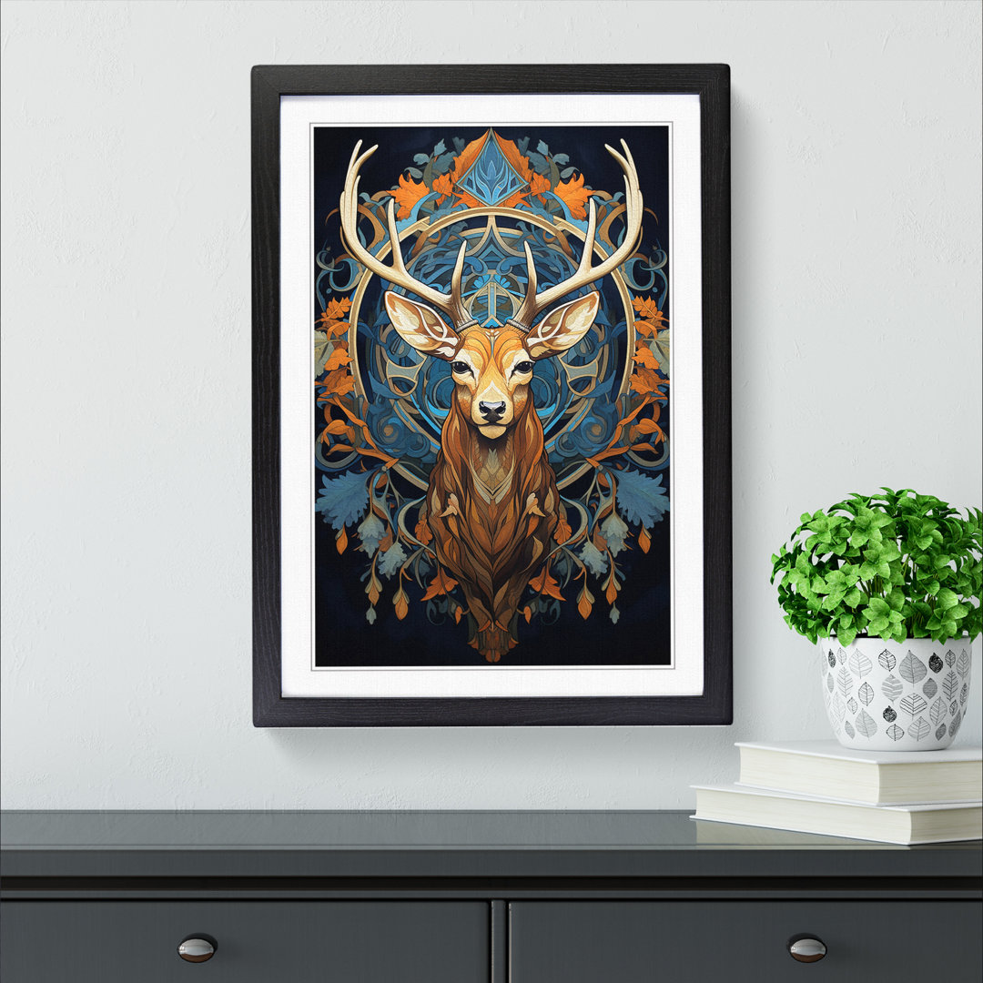 Deer Art Deco