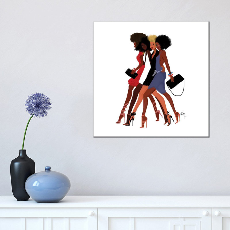 4 Us 1 Piece Wall Art on Canvas, 45.72 cm H x 45.72 cm W x 1.91 cm D, Wrapped Canvas