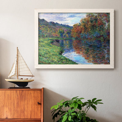 Le petit bras de Jeufosse, automne, 1884Zz - Art mural mural mat et encadré sous verre acrylique