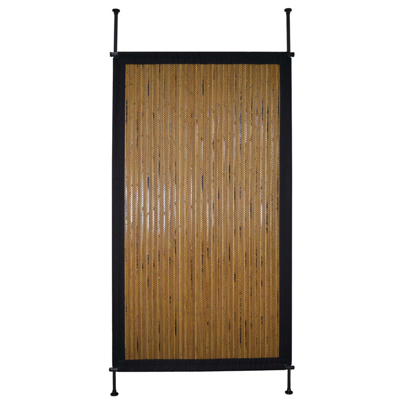 Paravent simple en métal l 38 po x H 68 po Lapierre, Miel / Espresso